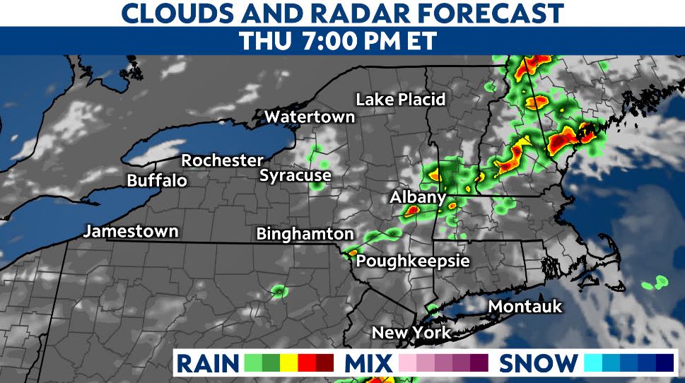 Severe weather fires up in Upstate New York and New England